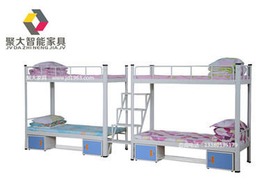 永州學生公寓床批發 永州雙層鐵床定制 鐵床老司機聚大家具為您服務_五金欄目_